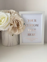 Load image into Gallery viewer, Custom quote / lyrics print