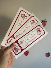 Load image into Gallery viewer, Personalised Santa voucher / ticket