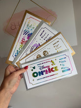 Load image into Gallery viewer, Personalised Bespoke Ticket Gift | Custom Event Ticket | Concert Ticket Gift | Experience Gift | Birthday Gift | Any Occasion | Custom Event