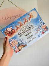 Load image into Gallery viewer, Personalised Santa Nice List Certificate | Christmas Eve Gift for Kids | Santa Certificate | Nice List Keepsake | Christmas Eve Box