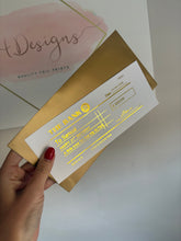 Load image into Gallery viewer, Personalised foil gift cheque