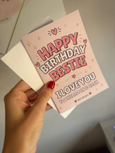 Load image into Gallery viewer, Pink Girly Bestie Cards