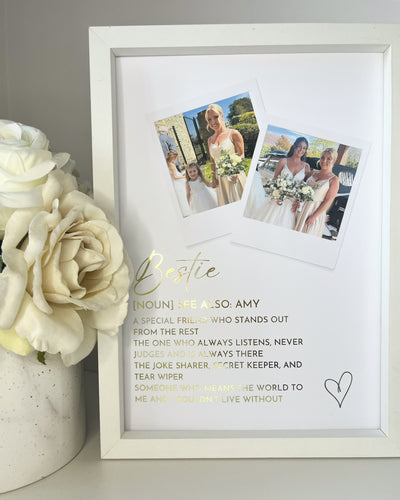 Personalised Bestie Photo Print