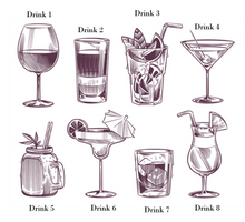 Load image into Gallery viewer, Cocktail Bar Menu