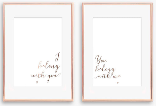 I belong with you, you belong with me duo