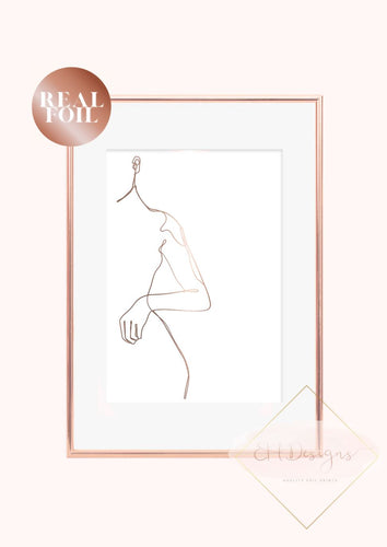 Body outline print