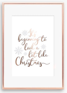 It's beginning to look a lot like christmas