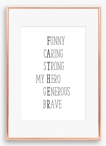 Father Print