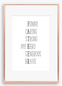 Father Print