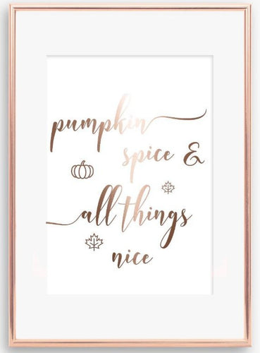 Pumpkin spice & all things nice