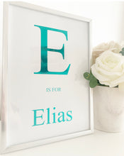 Load image into Gallery viewer, Nursery Initial Print