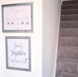 Our Timeline Print