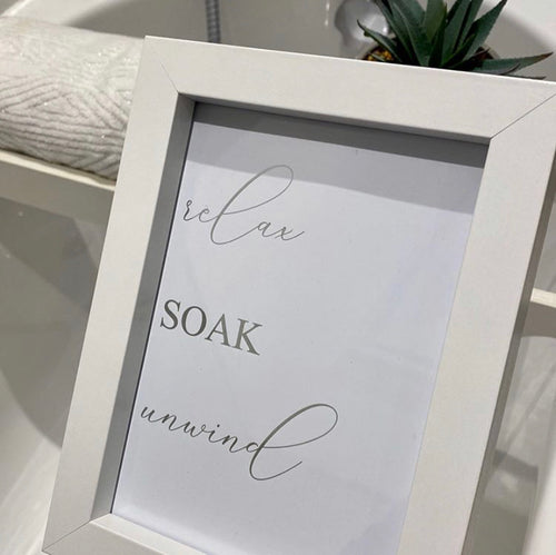 Relax, soak, unwind