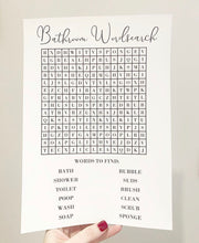 Load image into Gallery viewer, Bathroom Wordsearch