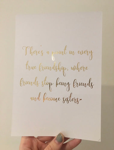 Friends become family