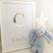 Load image into Gallery viewer, Nursery Initial Print
