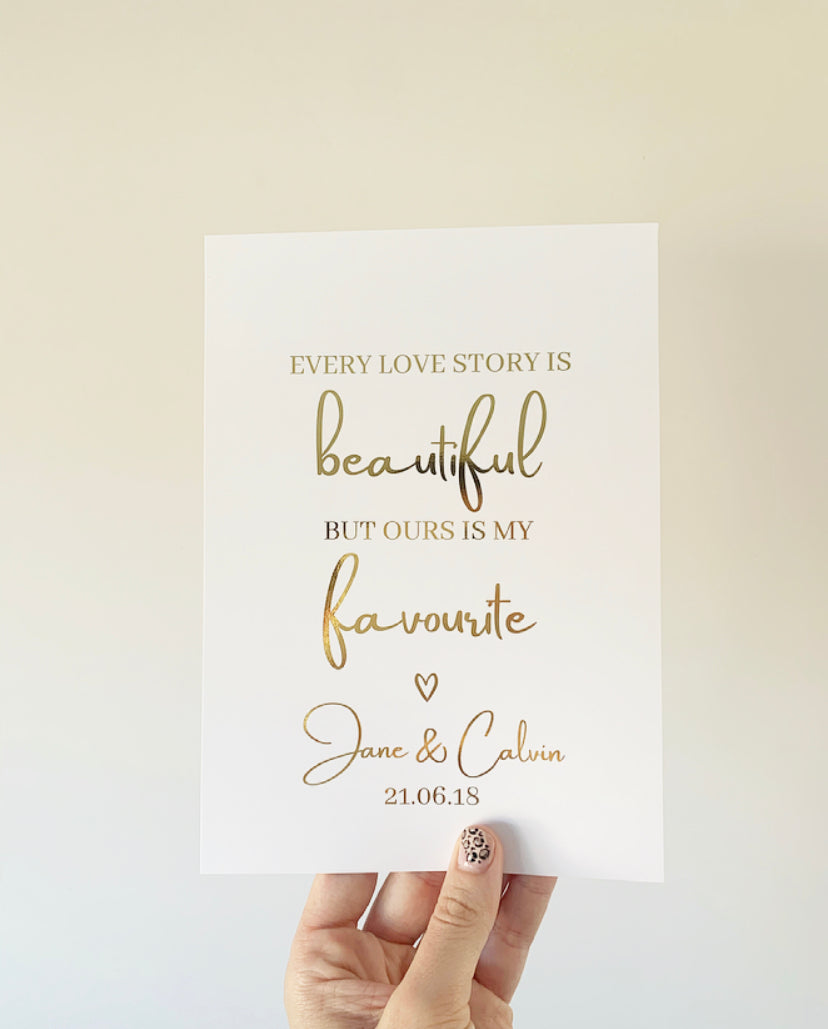 Every love story is beautiful but ours is my favourite v2