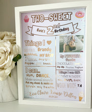 Load image into Gallery viewer, Two-sweet 2nd Birthday Print