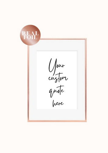 Your custom quote - Font 2