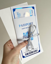 Load image into Gallery viewer, Personalised scratch off reveal ticket &amp; passport voucher