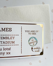 Load image into Gallery viewer, Scratch to reveal personalised voucher / ticket