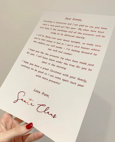 Letter from Santa