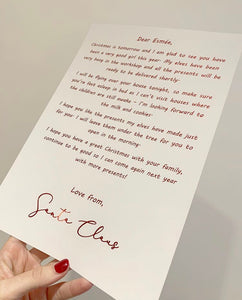 Letter from Santa