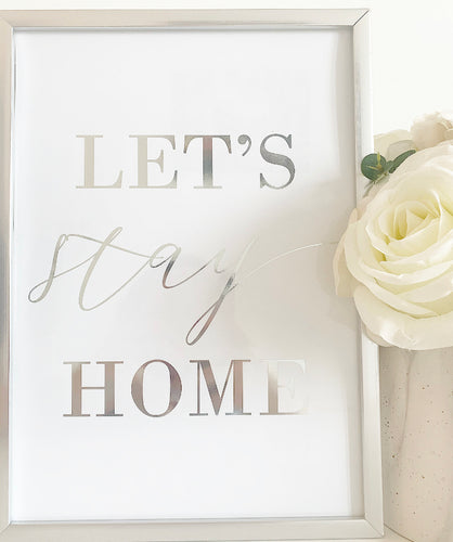 Let’s stay home