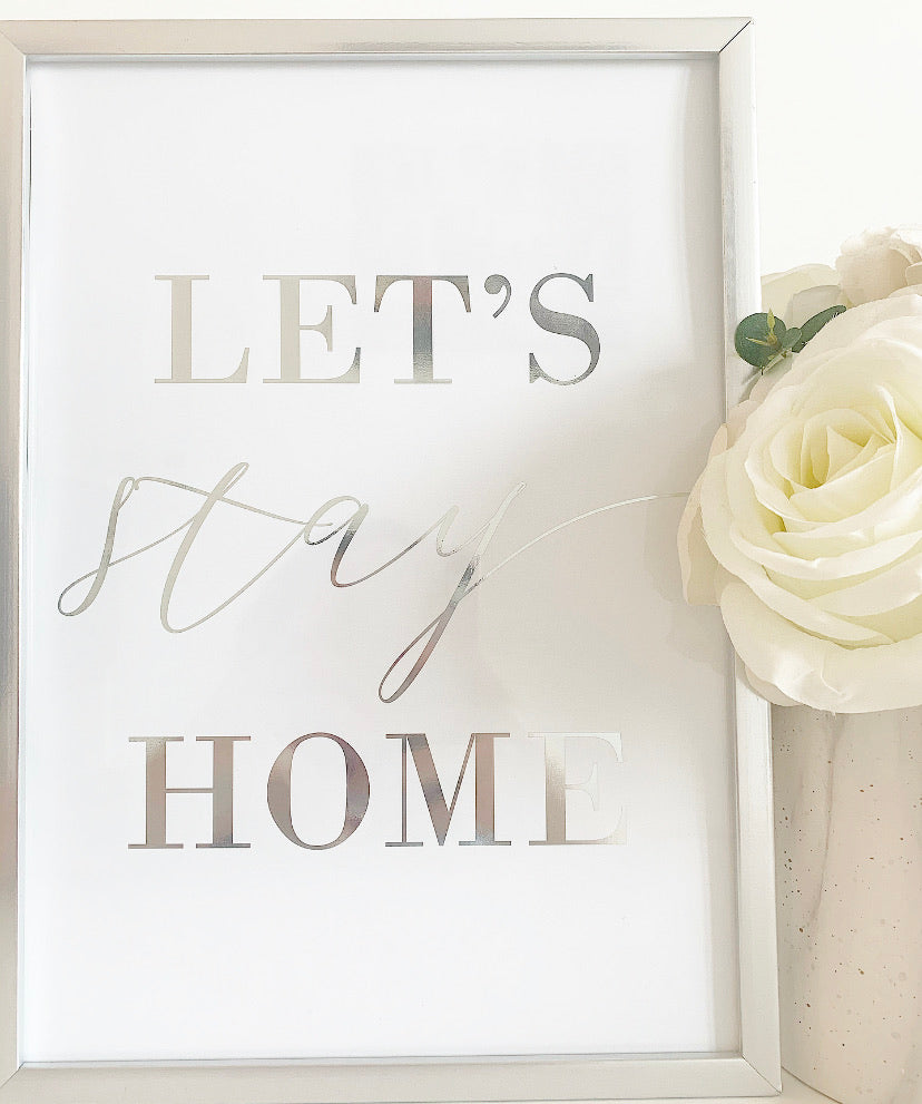 Let’s stay home