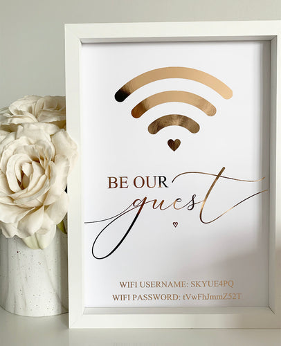 Be our Guest Wifi Print - V3