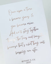 Load image into Gallery viewer, Happily ever after print