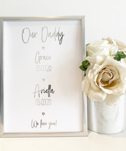 Our Daddy Print
