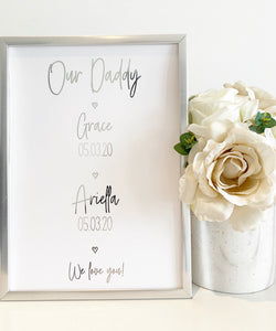 Our Daddy Print