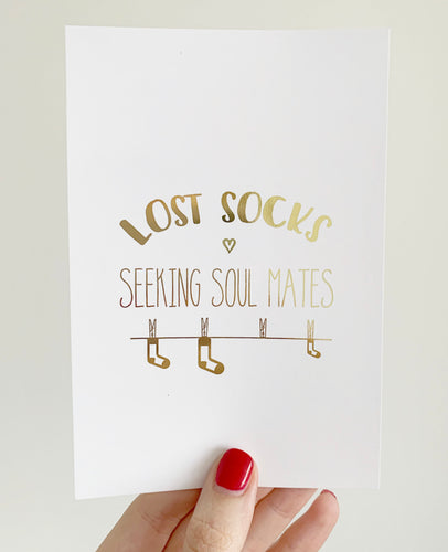 Lost socks print