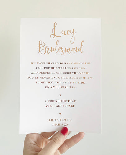 Bridesmaid v2