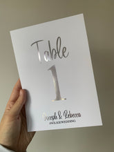 Load image into Gallery viewer, Foil Table numbers
