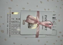 Load image into Gallery viewer, Personalised ticket &amp; passport voucher