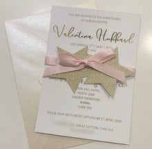 Load image into Gallery viewer, Christening invite