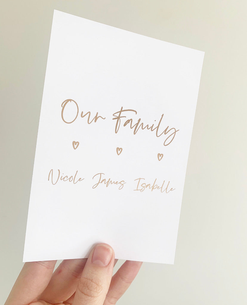 Family - Hearts