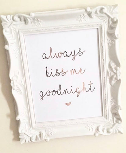 Always kiss me goodnight V2