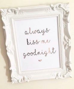 Always kiss me goodnight V2