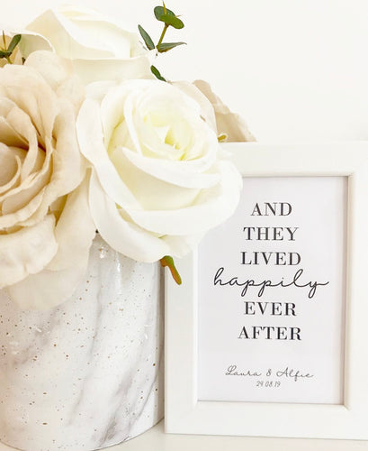 And they lived happily ever after