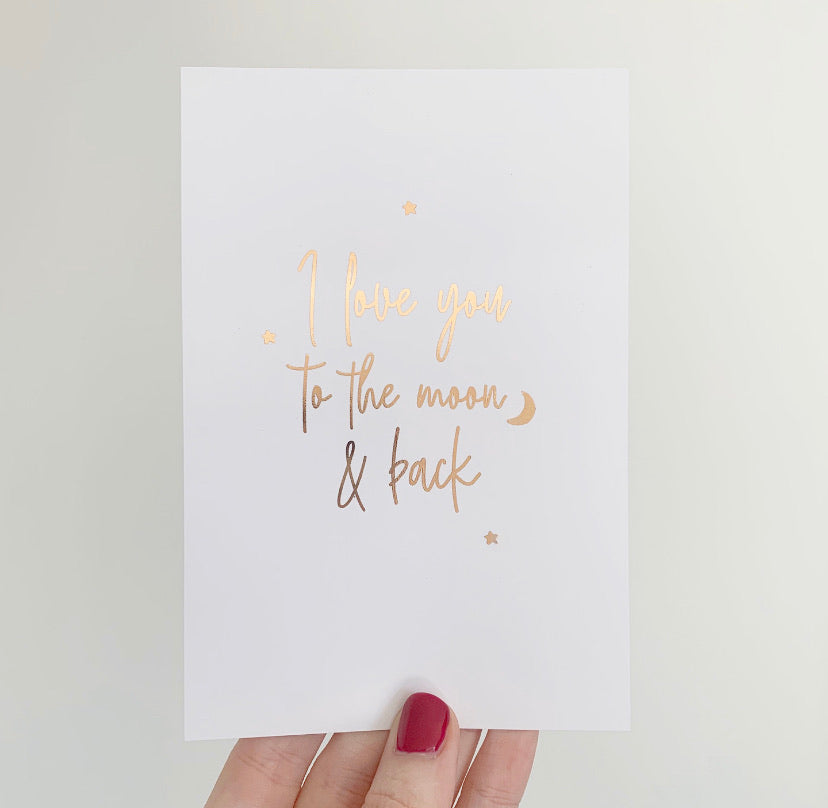 I love you to the moon and back