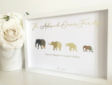 Load image into Gallery viewer, Family Print - Elephants