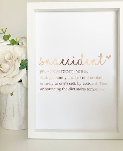 Snaccident Print