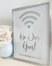 Load image into Gallery viewer, Be our Guest Wifi Print - V2