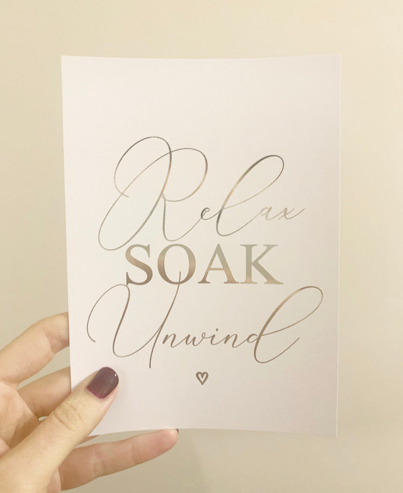 Relax, soak, unwind v2