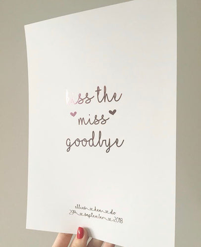 Kiss the miss goodbye V2
