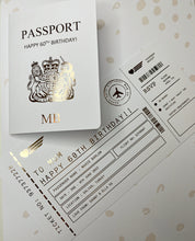Load image into Gallery viewer, Personalised ticket &amp; passport voucher