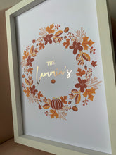 Load image into Gallery viewer, Halloween Family Wreath Print